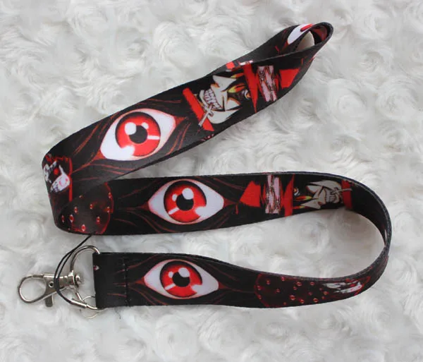 

hot Free shipping 10pcs boy love Japan Anime HELLSING Key chains long Lanyard ID Badge Holders Phone Neck Straps #203