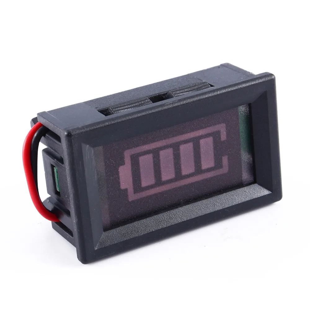 

1Pcs Indicator Battery Capacity Tester 12V Acid Lead Batteries Indicator Battery Capacity Digital LED Tester Voltmeter