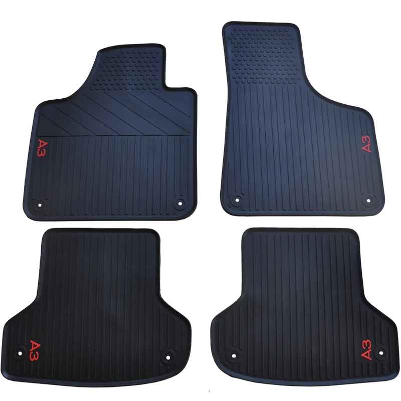 waterproof non slip rubber car floor mats for old and new A3 no odor