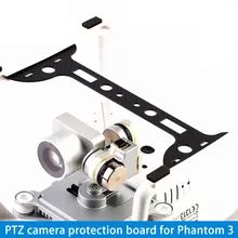 PTZ cámara de protección de protección de rack placa de fibra de carbono/fibra de vidrio/de la impresión 3D para DJI Phantom 3