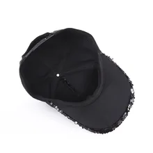 Женская бейсбольная кепка с регулируемыми блестками, кепка, спортивная Кепка TH36