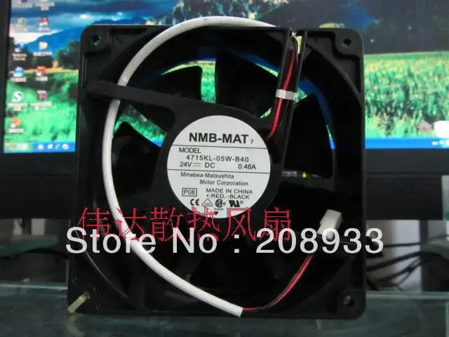 

For NMB 12038 24V DC 0.46A 4715KL-05W-B40