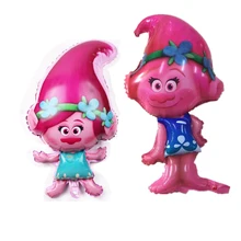Free Shipping Trolls Aluminum Balloon Party font b Toy b font Party Birthday Decorative Balloon Wholesale