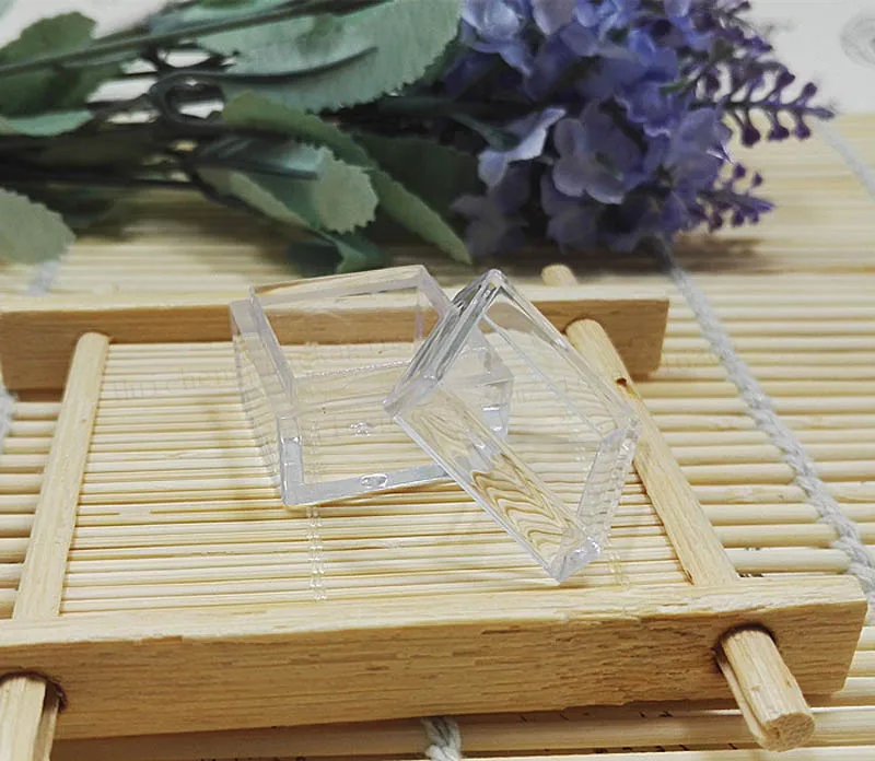 Boião de Creme ml de Plástico Novo Design!! Transparente Quadrado 5 Jar Recipientes Cosméticos Vazios 100 Pcs 5g 5 Cheap Garrafas reutilizáveis
