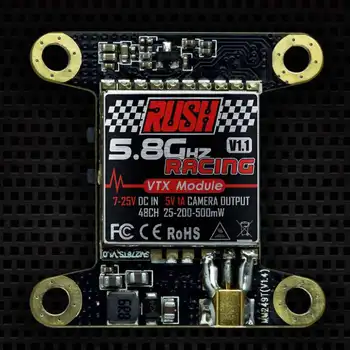 

RUSH V1.1 48CH 5.8G 25MW-200MW-500MW Switchable Image Transmission