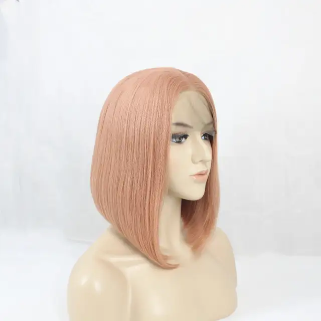 Online Shop Charisma 10 Inch Bob Pink Synthetic Short Hair Lace