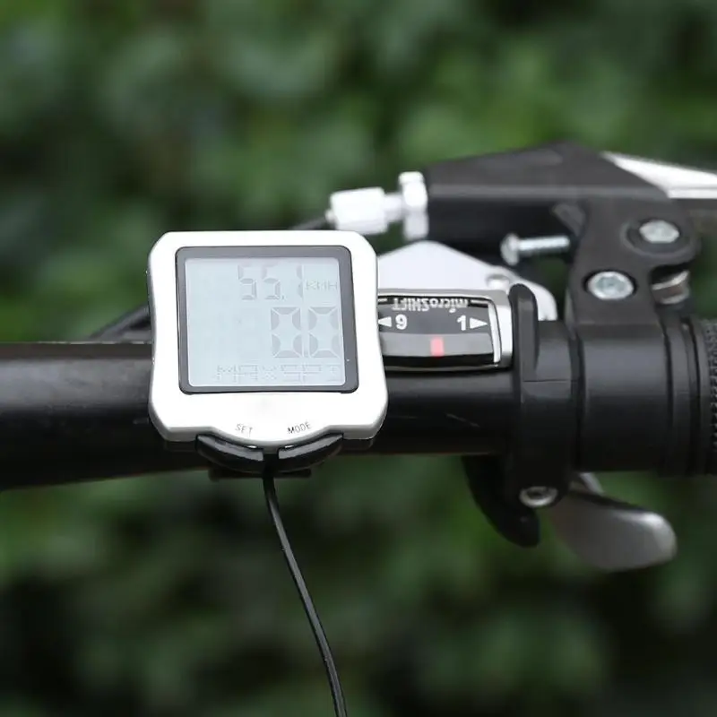 

1pcs Multifunctional Riding Digital LCD Clock Stopwatch Bicycle Computer Odometer Bike Cycling Meter Speedometer