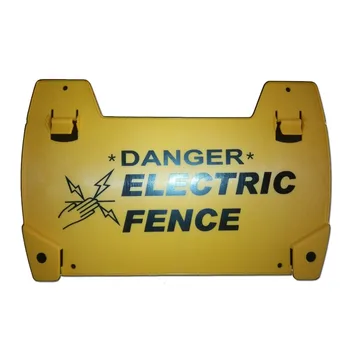

ZORASUN 3PCS Danger High Voltage Electric Fence Warning Signs Security Satety Sign