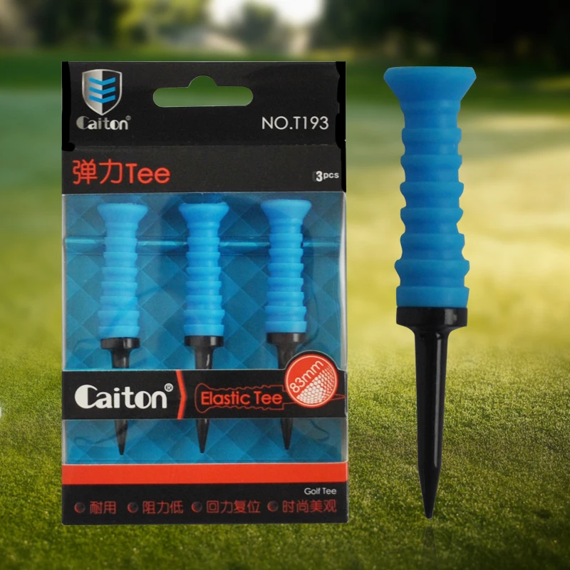

New arrival golf tee elastic High Quality Plastic Golf Tees Rubber Cushion Professional Golf Tees Golf Accessories