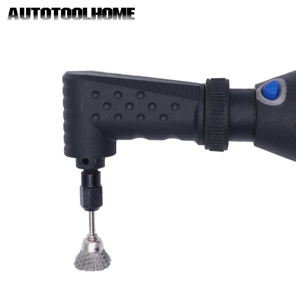 

AUTOTOOLHOME Right Angle Converter Rotary Tool Attachment fit for Original Dremel 4000 3000 275 Electric Grinder Accessories