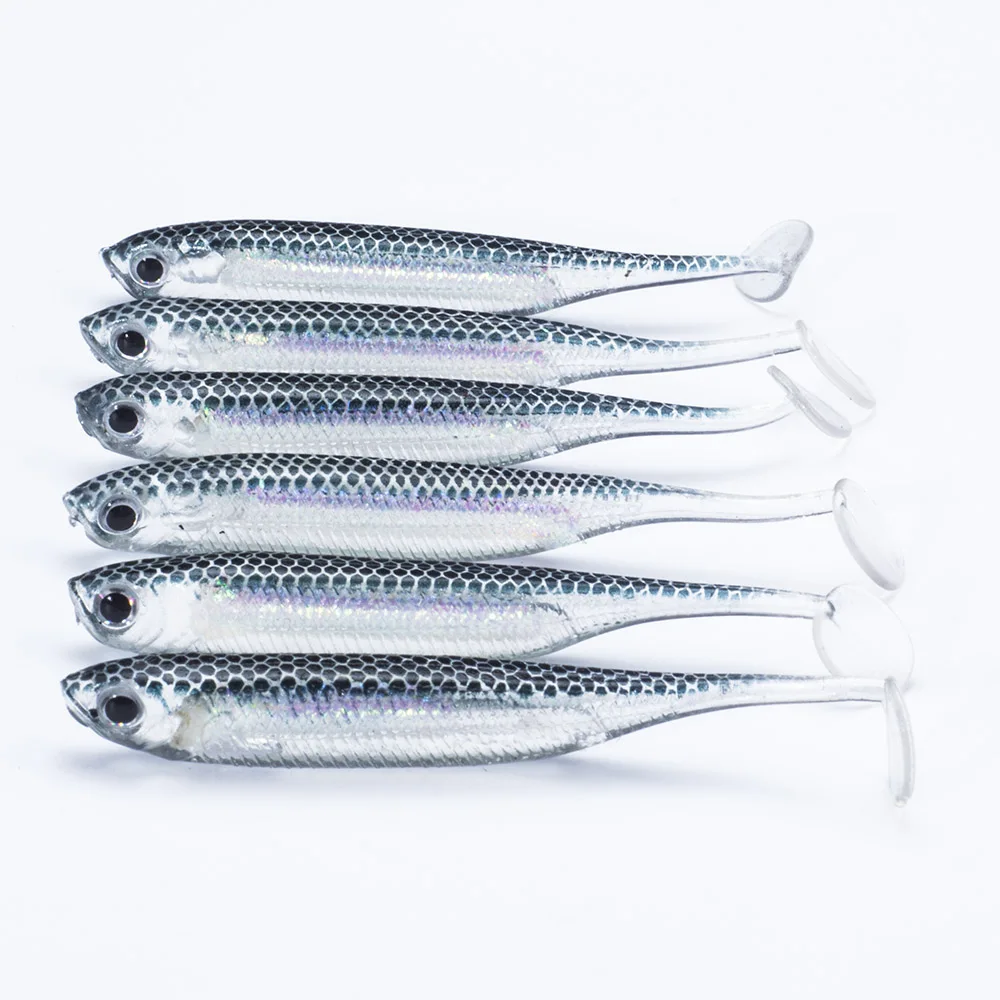 SEALURER 6pcs/lot New 75mm/2.2g Vivid Soft Lures Artificial Loach Fishing Bait Swimbait Fishing Worm e Fishing Lures|fishing lure|soft lurefishing worms - AliExpress