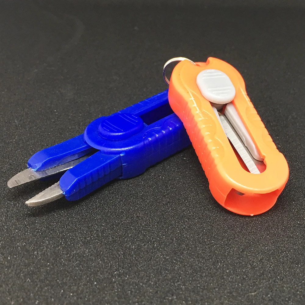 

Fishing use Scissors Pesca Portable Easy storage Folding Scissors Cutter tackles tools accessories PE Nylon Carbon wire line cut