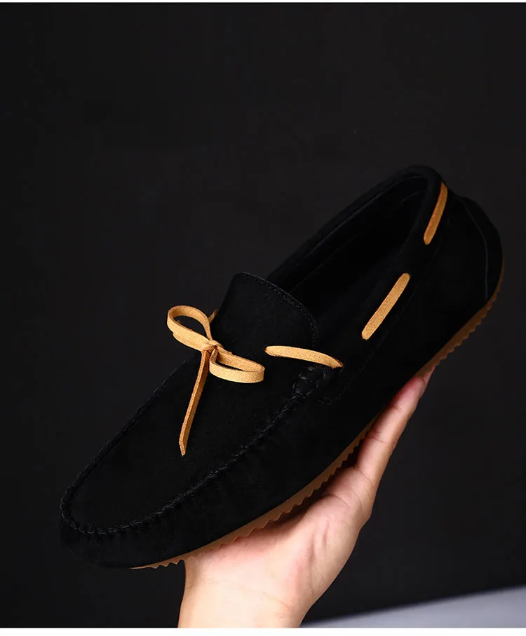 

Spring Summer Men Casual Shoes 2018 Fashion Leather Men Loafers Soft Moccasins Slip On Driving Shoes Flat Male Shoes KM166-200