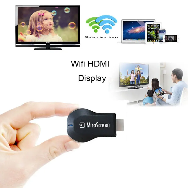 Ключ приемник hdmi мини Android обмена потоковыми мультимедийными данными(Airplay) Wi-Fi, Дисплей мульти-Дисплей 1080 Full HD аудио видео ресивер для IOS и Android ТВ