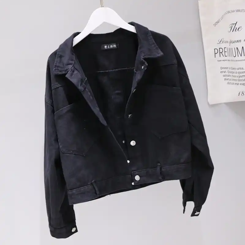 jaqueta jeans feminina colorida