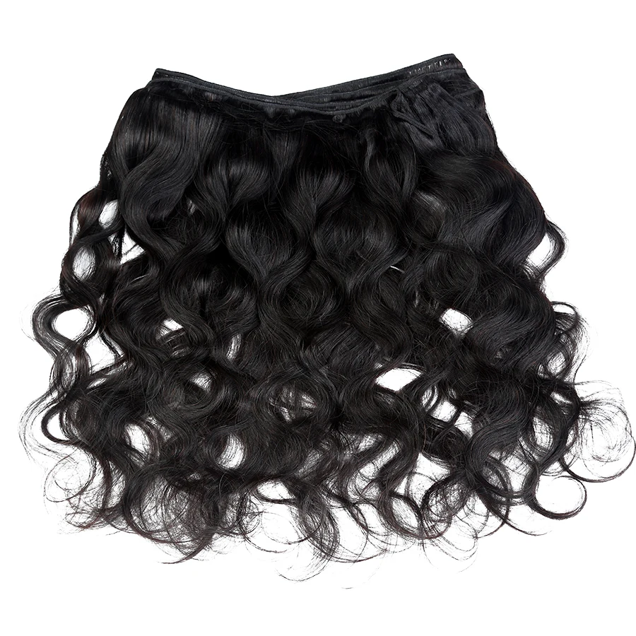 AliBarbara Hair Products Brazilian Body Wave Lace Closure 4x4 Non Remy Weft Hair Weave 3 Bundles Human Hair Bundles With Closure