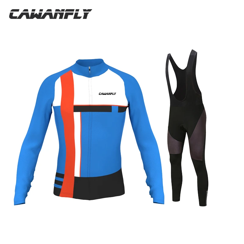 Brand Long Sleeve Spring Pro font b Cycling b font font b Jersey b font Set