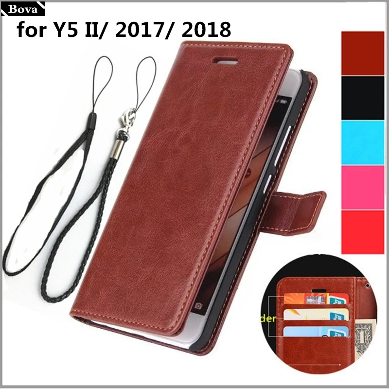 Чехол из искусственной кожи в стиле ретро для Huawei Y5 2017 защитный чехол кобура 2018