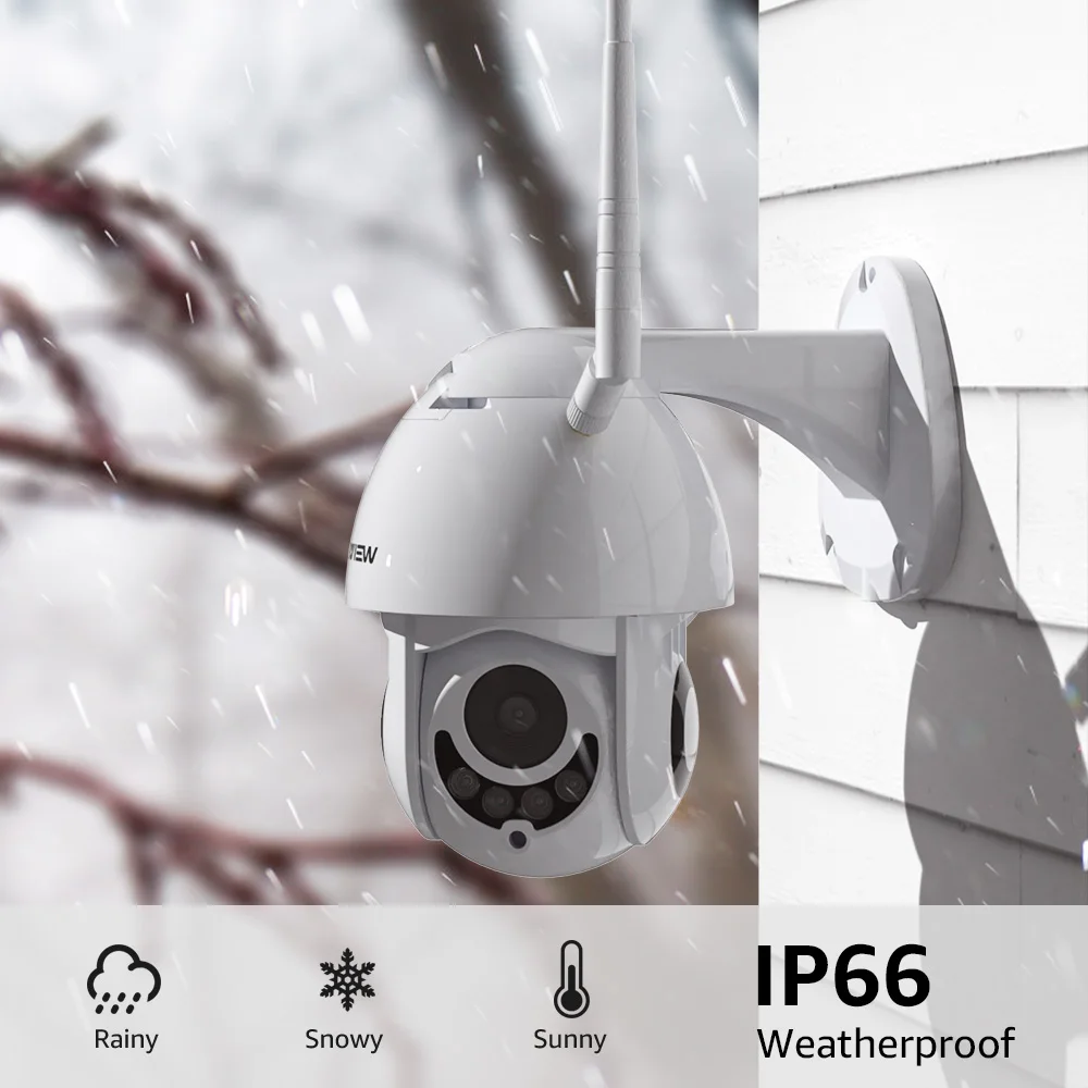  H.VIEW Wifi IP Camera 1080p IP Camera Wifi Cameras 1080p Video Surveillance Cameras 2mp PTZ Mini Do - 33004613171
