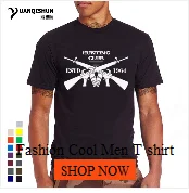 Boutique Men Tops Tees Summer Fashion New AK47 Printed T Shirt Short Sleeve Men AK 47 Rifle Gun Personalized T Shirts 3XL