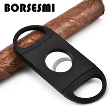 Высокое качество Пластик двойной сигару ножницы 56 кольцо Портативный обрезки сигар аксессуары для сигар металла для инструменты супер Sharp 91 мм