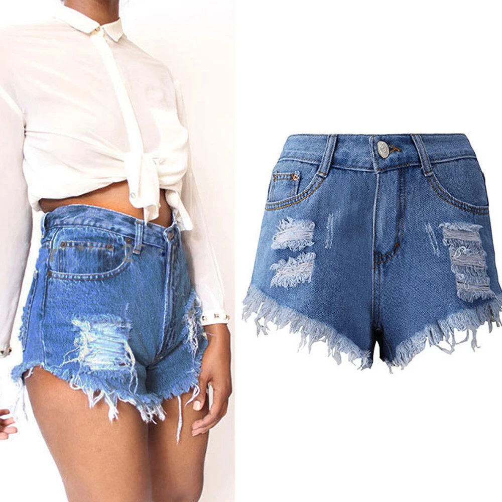 biker shorts under jean shorts