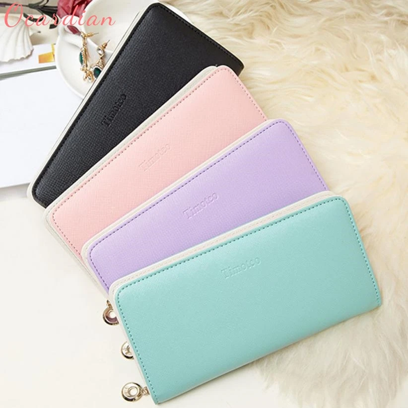 Ocardian Wallets Holders Polyester Wallet Female Photo Holder Card