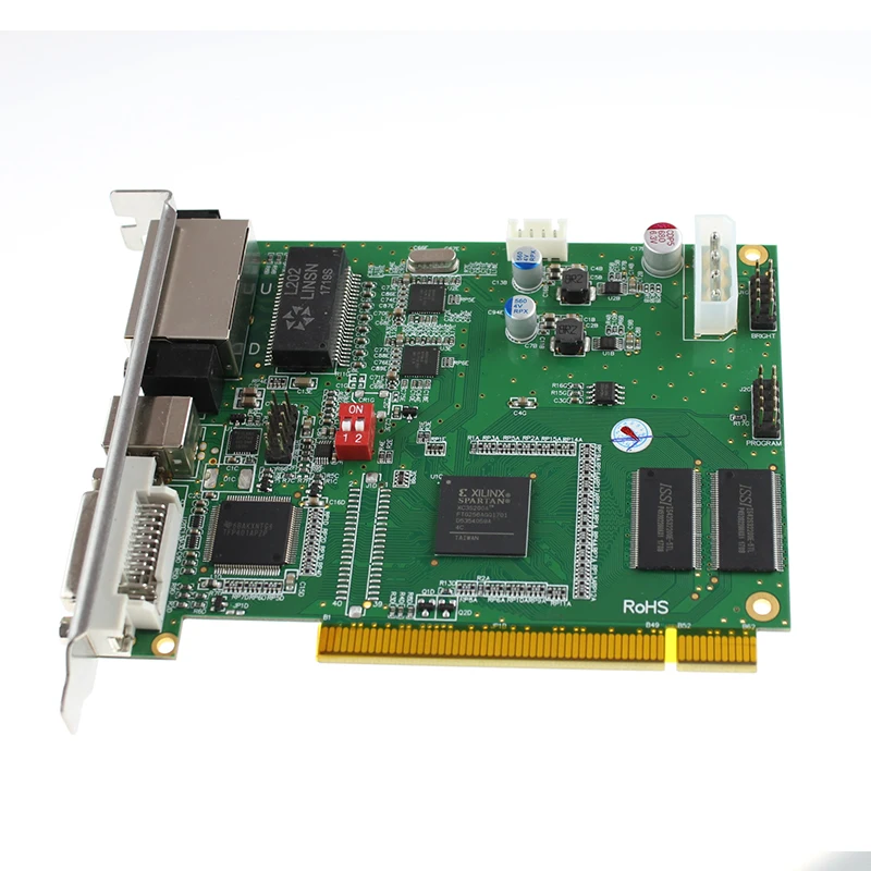 Linsn ts802d отправляющая карта с 1 шт. linsn rv908m32 для ЖК дисплея p2 p4 p6 p8 p10|Запчасти к