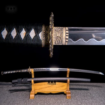

Handmade Japanese saber Samurai Katana Sword Full Tang Very Sharp Samurai Katana Sharp Dragon Sword Battle Ready Sharp