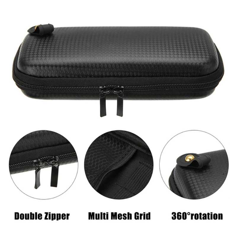 

EVA Headphone Portable Protective Zip Up Case bag For Large Headphone Headset