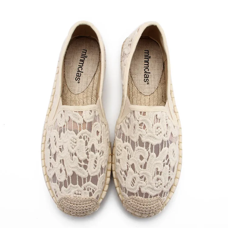 

2019 New Alpargatas espadrilles Cartoon Comfortable Slip-on Womens Casual slippers Breathable Flax Hemp Canvas for girls