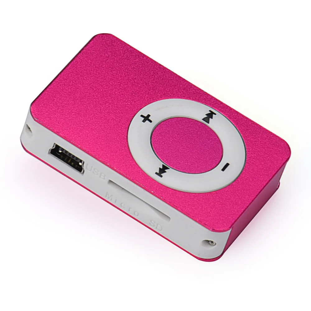 Красный Мини USB MP3 музыкальный медиаплеер ЖК-экран Поддержка 16 Гб Micro SD TF карта Прямая поставка jh0416 - Цвет: Красный