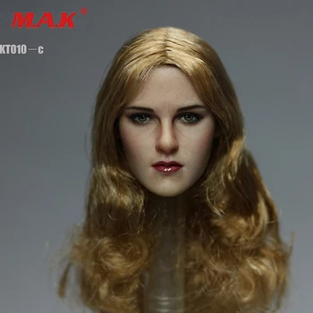 

1/6 scale Kristen Stewart head sculpt 12" female woman girl seamless body model 12 inches action figures long/short/black hair