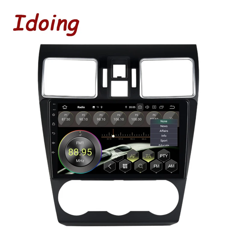 Discount Idoing 9"Car Android9.0 Radio Multimedia Player For Subaru WRX 2016-2019 PX5 4G+64G Octa Core GPS Navigation 2.5D IPS TDA 7850 2 Discount Idoing 9"Car Android9.0 Radio Multimedia Player For Subaru WRX 2016-2019 PX5 4G+64G Octa Core GPS Navigation 2.5D IPS TDA 7850 2