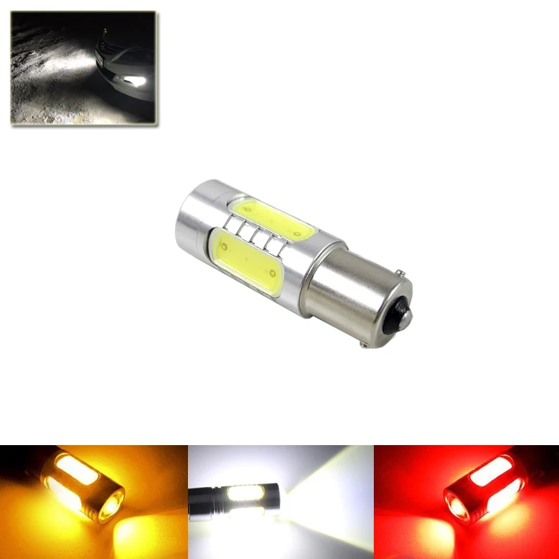 

1PC 11W 1156 P21W BA15S BAU15S BAY15S 1157 P21/5W BA15D BAY15D BAZ15D White Red Amber Car Led Light Bulbs For Turn Lamp