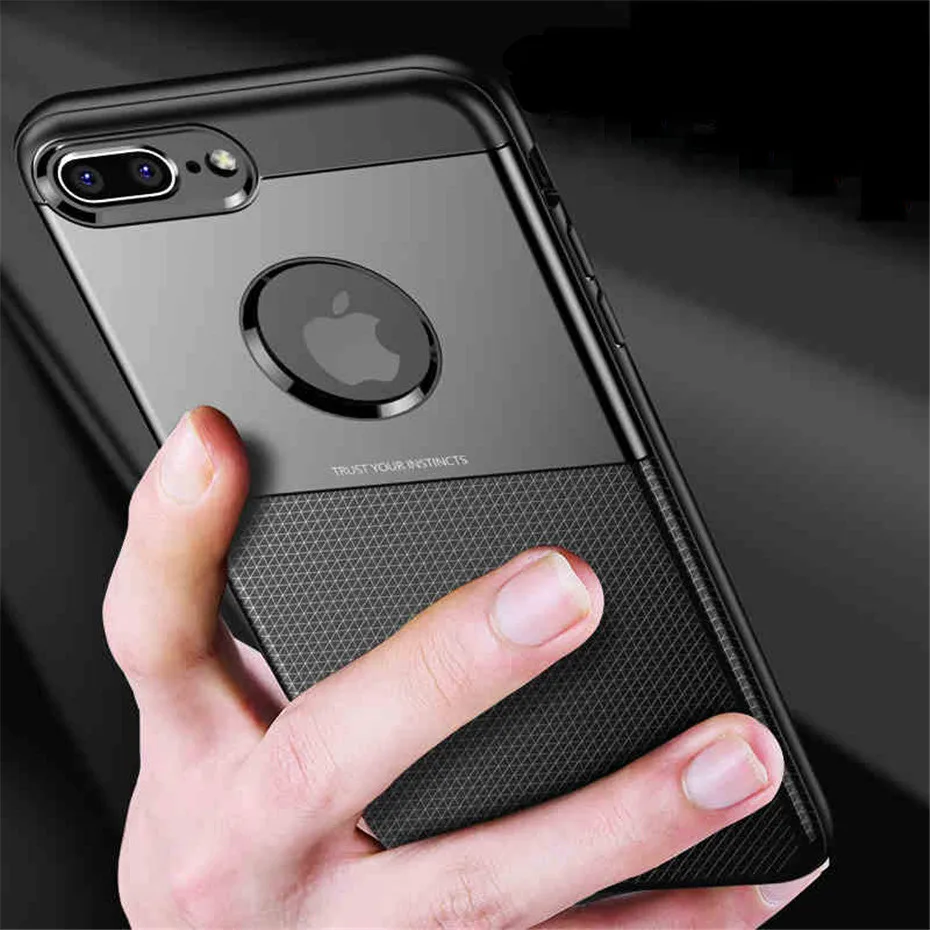 Back Cover For iPhone 7 Case 6 6s Cases Luxury TPU Silicon Scratch Proof Anitiknock Protective Case For iPhone 6 8 7 Plus X Capa (1)