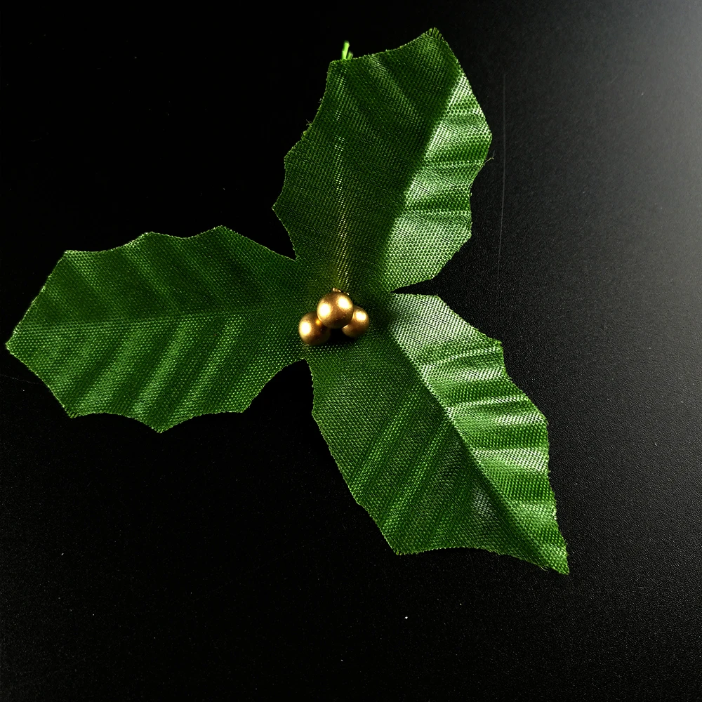Искусственный лист+ Искусственные ягоды падуба для свадебной вечеринки украшения дома DIY Рождество искусственный лист цветок шелковые листья