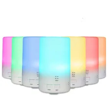 7 Color Changing LED Light Essential Oil Diffuser 100ML Mini Ultrasonic Cool Mist Air Humidifier for Car Aroma Mist Maker gxz flower vase aroma diffuser essential oil night light ultrasonic air humidifiers mist maker mini desk air purifier 100ml
