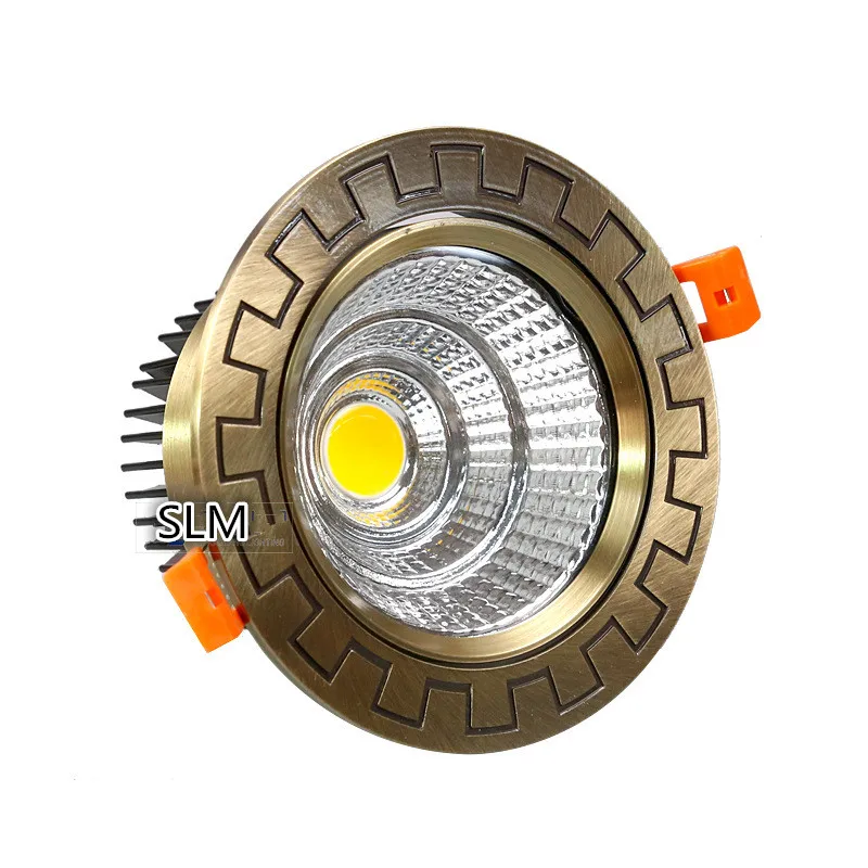 Bronze LED Downlight 7W10W15W15W20w30w Recessed COB Ceiling Downlights
