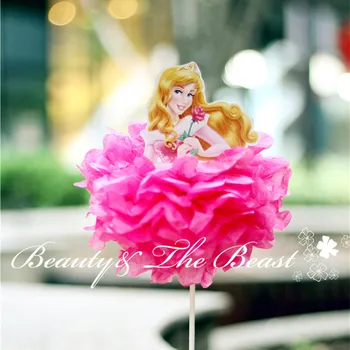 

12'' High Aurora Beauty Centerpieces Cake Toppers Cake Accessory Cake Table Party Supplies Birthday Party Decorations Kids
