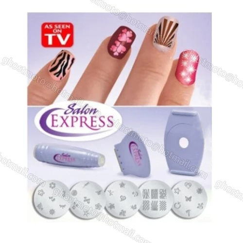Free Shipping Salon Nail Art Decor Express Decals Stamp Polish Free Shipping Salon Nail Art Decor Express Decals Stamp Polish Design Kit Set Decoration