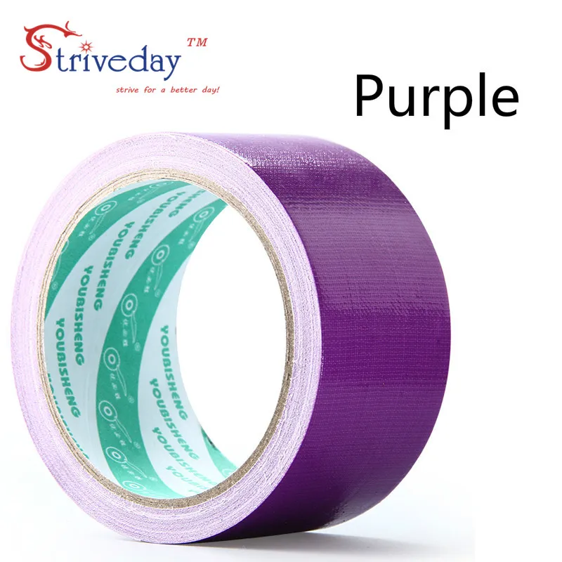 

2pcs/lot 25mm wide 10 meters long color Cloth base tape Strong waterproof No trace High viscosity carpet tape Diy decoration