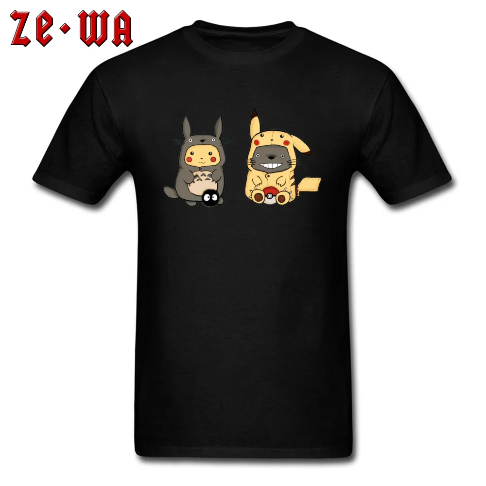 

Totoro Pickachu Twins Bros Kawaii Cartoon T Shirt Pokemon My Neighbor Funny Mimikyu Pikachu Cute Comic Tshirts Boy New Japan