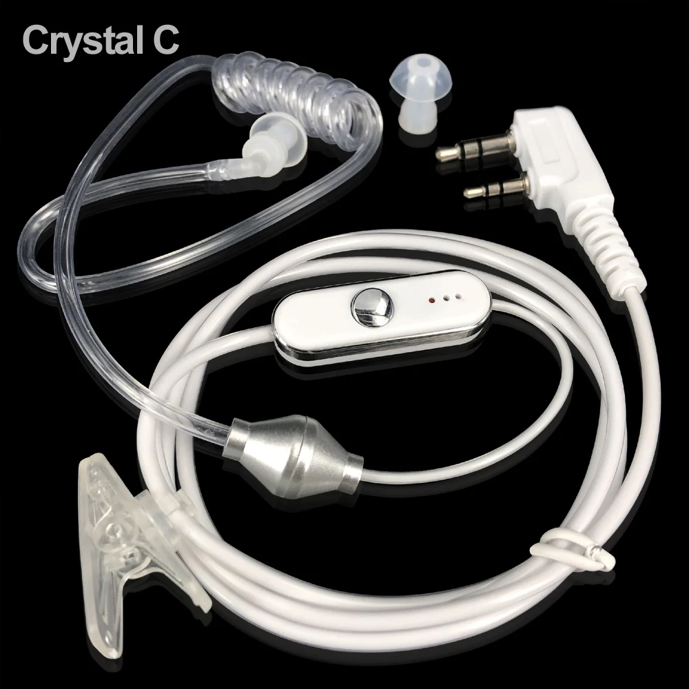 Earpiece Headset Mic For Kenwood Baofeng UV-5R Radio TH-F7 TK-3107 Puxing PX-777