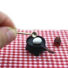 1PcMini сплав ложка моделирование Кухня инструменты модели игрушки для кукольного домика украшение 1/12 кукольный домик миниатюра аксессуары