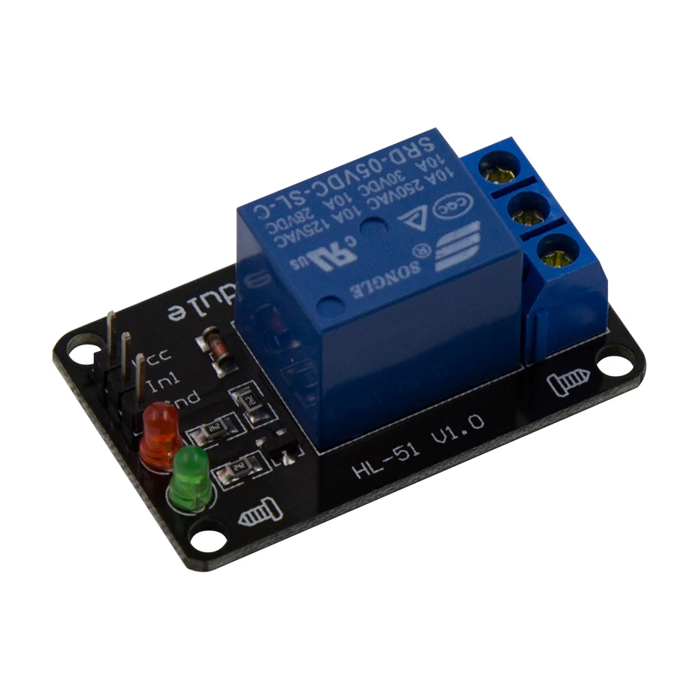 

1 Road/Channel Relay Module Without Light Coupling for Arduino PIC ARM DSP AVR Raspberry Pi