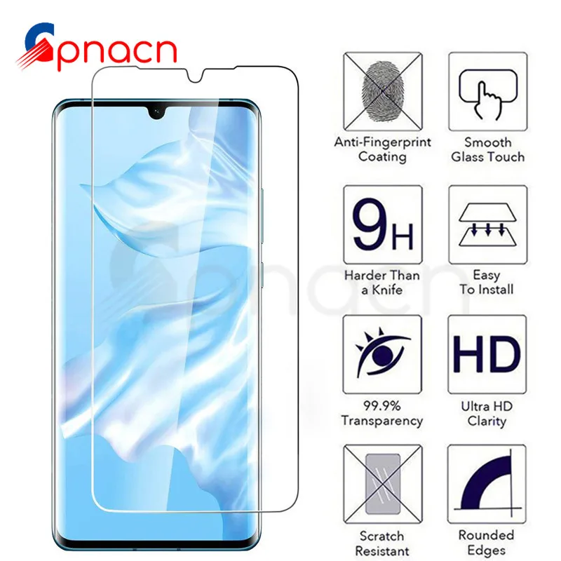 

9H Tempered Glass on the For Huawei P30 Lite P20 Pro P10 Lite Plus Huawei P Smart 2019 Screen Protector Protective Film Case