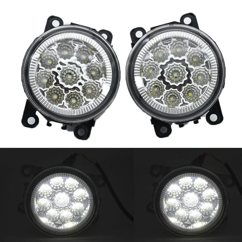 

2pcs 12V DRL Fog Lamps Lighting LED Lights 9W /1 SET For SUZUKI ALTO V GF Hatchback 2009~2015