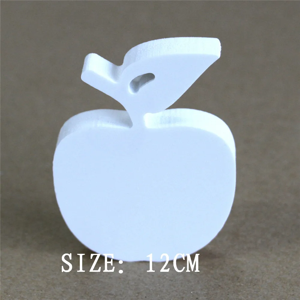 

Discount wholesale price of 12 cm free standing wood letter used in the name of the home wedding decoration pure white letters