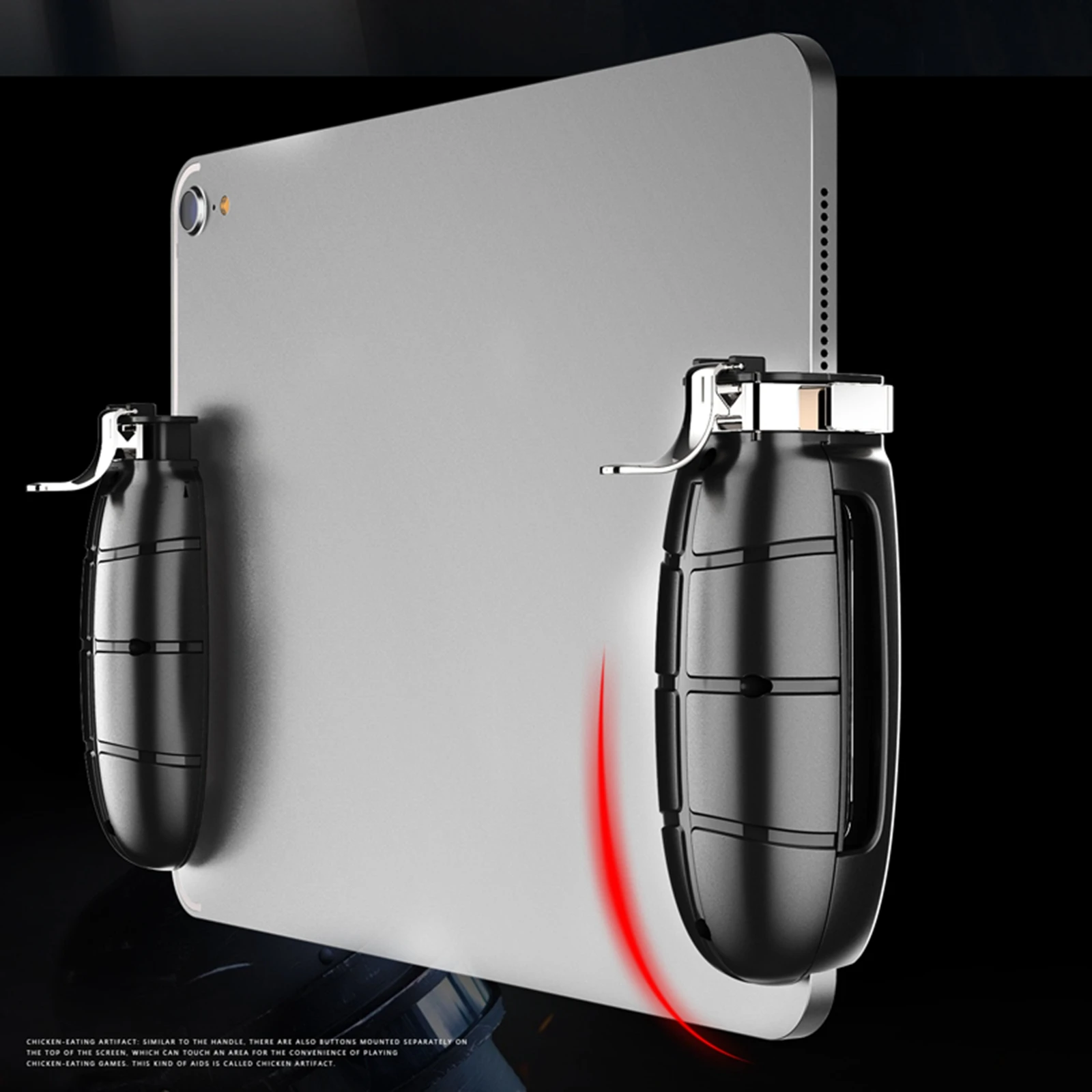  1 pair Gaming Trigger for PUBG /CS/Knives Out Game Console for ipad Gamepad 2019 New Arrival AKPAD 
